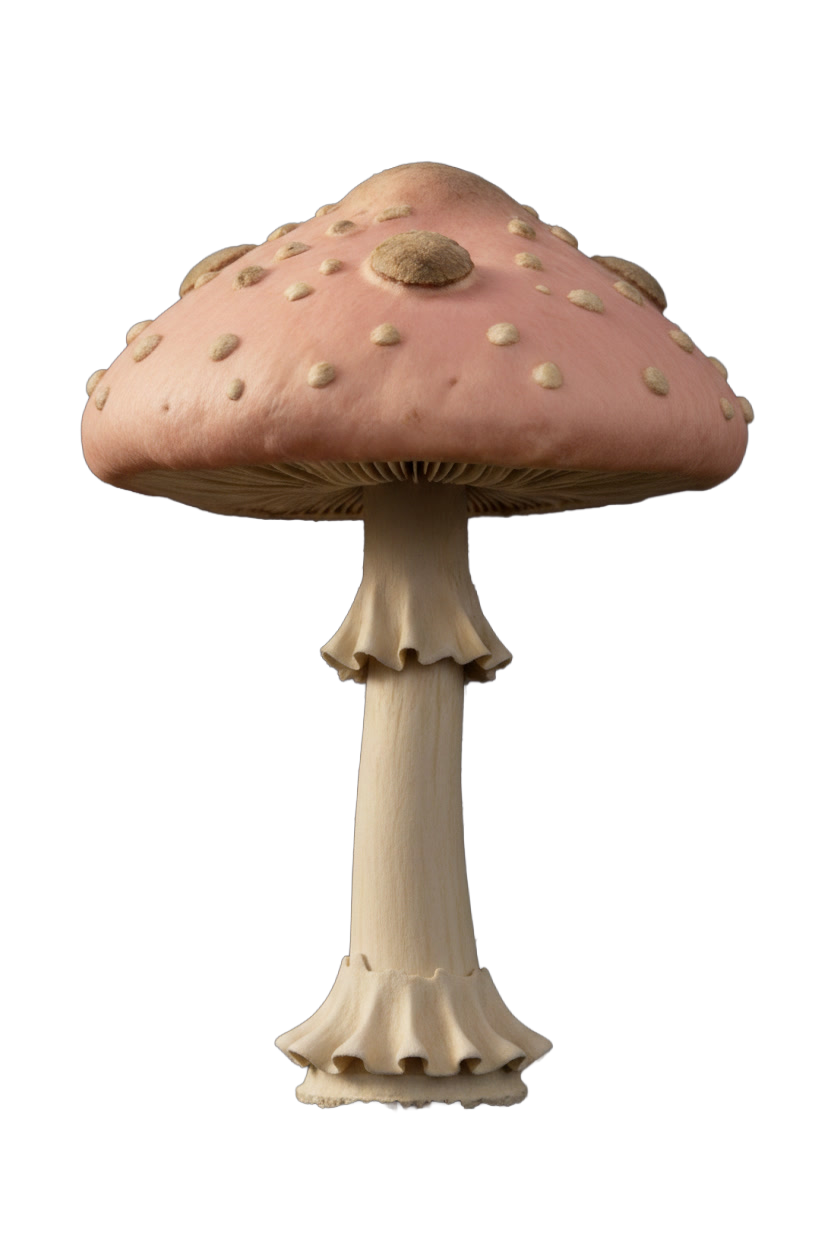 A levitating mushroom